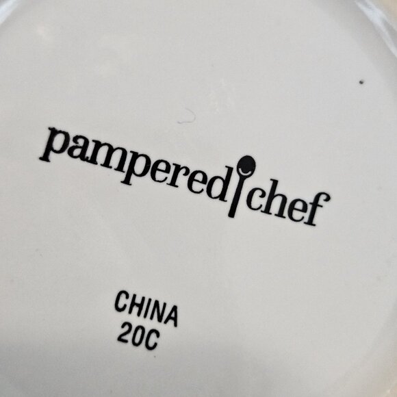 Pampered Chef Ceramic Microwave Egg Cooker Silicone Gray Sleeve - Picture 3 of 3